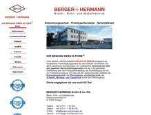 Tablet Screenshot of berger-und-hermann.de